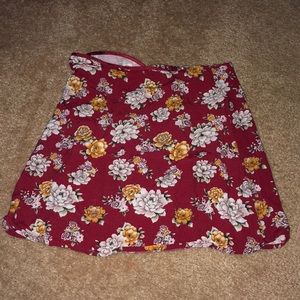Forever 21 floral skirt